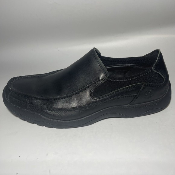 Men's Timberland Earthkeepers Anti-Fatigue Black Leather Loafers US Size 9M - Picture 5 of 11
